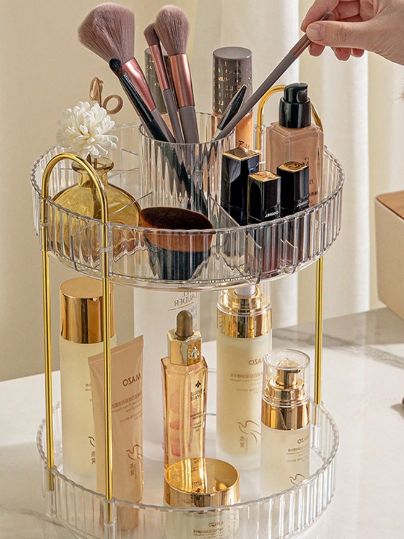 High Luxury Skincare - Makeup Brush Storage Box Pen Holder