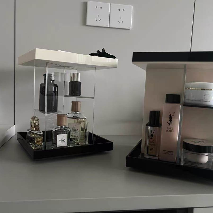 Luxury Acrylic Cosmetic Storag - Luxury Skincare Aesthetic ulasan dan harga