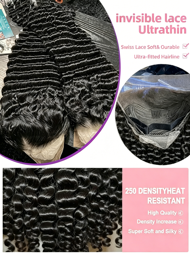 13x6 HD Loose Deep Wave Lace F - High Luxury Skincare ulasan dan harga