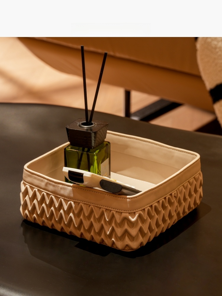Luxury Leather Desktop Organiz - High Luxury Skincare ulasan dan harga