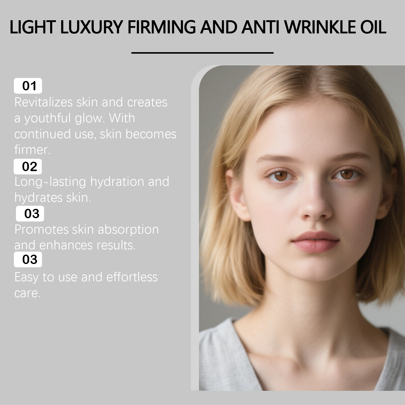 Firming Facial Care Oil Liftin - High Luxury Skincare ulasan dan harga