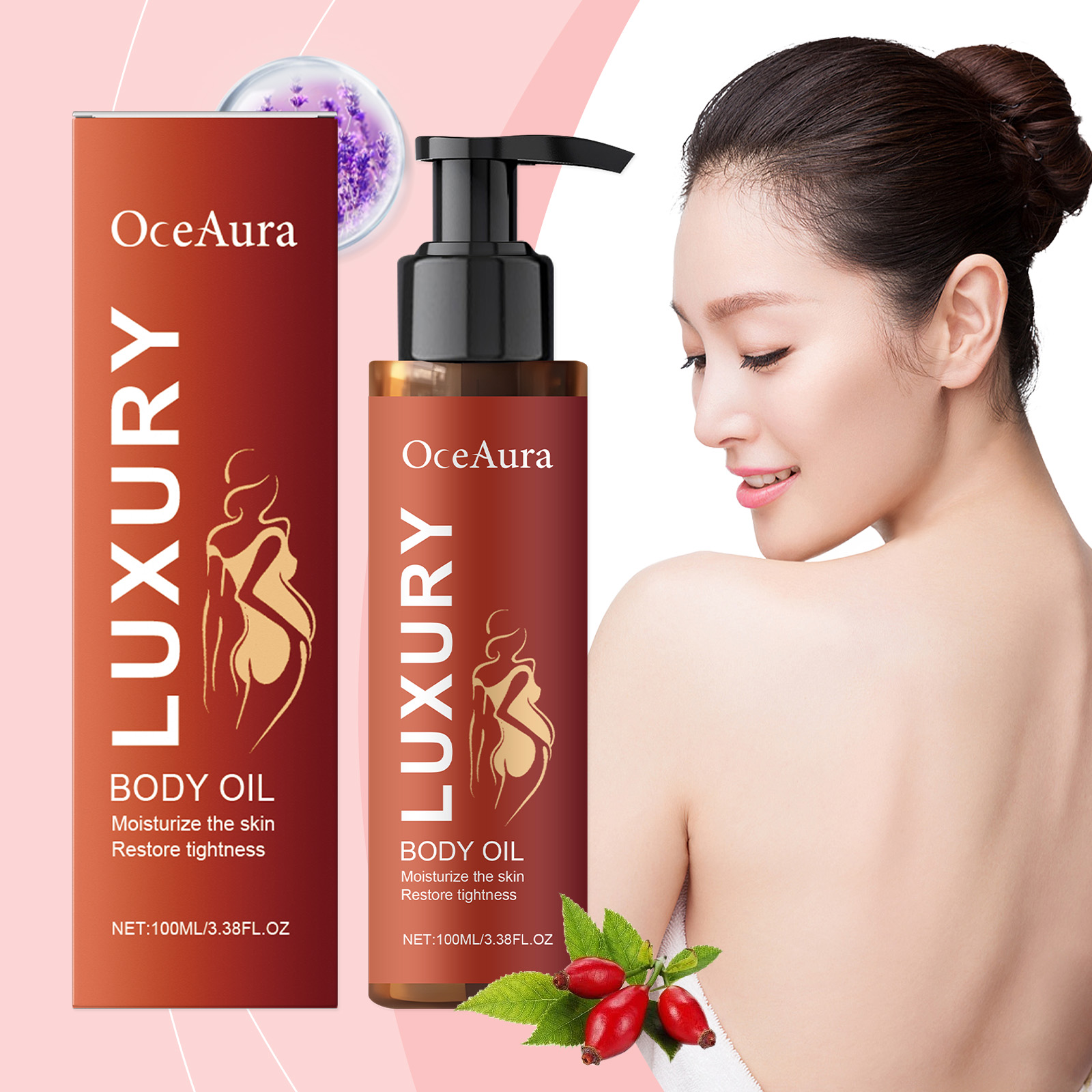 Magic Luxury Body Oil Anti Dry - Luxury Skincare Aesthetic ulasan dan harga